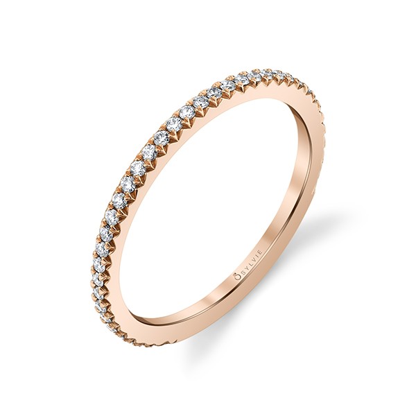 Classic Diamond Stackable Band